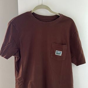 Men’s Medium HippyTree Pocket Tshirt Brown